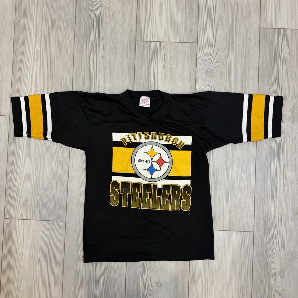 Vintage Pittsburgh Steelers NFL Jersey Shirt Boys 10-12 Football‎ USA GTS
